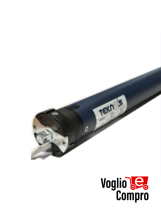MOTORE TUBOLARE TEKNOS Ø 45mm Ricevitore Radio Integrato a Batteria 50Nm tec