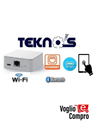 Router Wi-Fi per il comando con App di tutti i motori abbinati ai telecomandi e ricevitori TEKNOS
