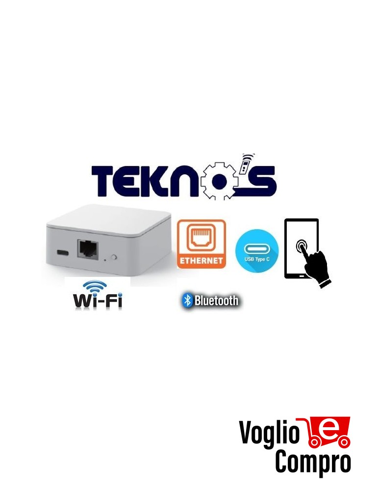 Router Wi-Fi per il comando con App di tutti i motori abbinati ai telecomandi e ricevitori TEKNOS