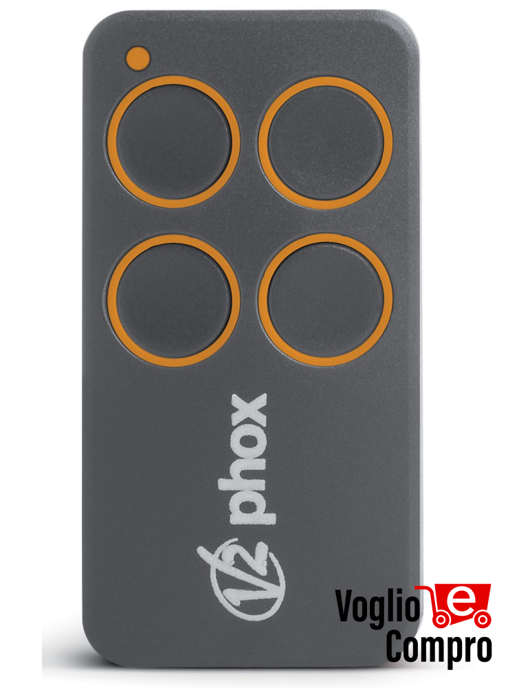 TRASMETTITORE PHOX 4P 868.30 MHz PERSONAL PASS 4 CANALI PROGRAMMABILE