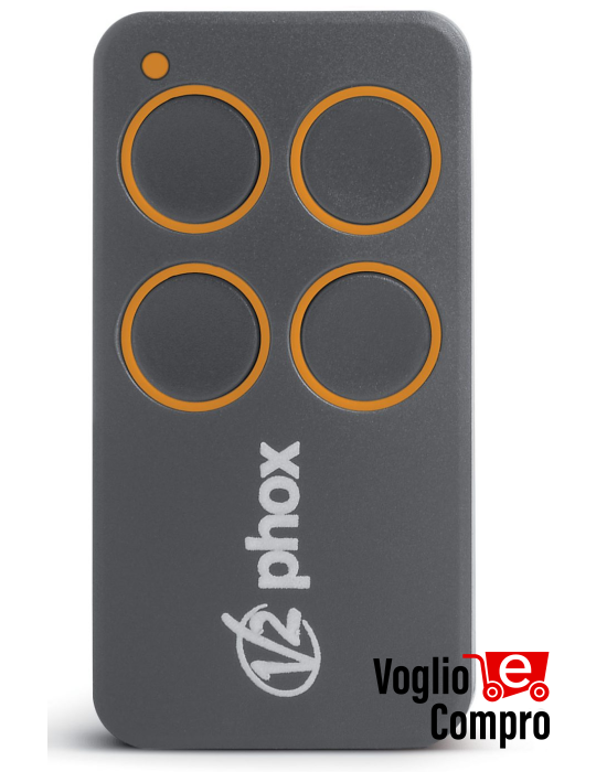 TRASMETTITORE PHOX 4P 868.30 MHz PERSONAL PASS 4 CANALI PROGRAMMABILE