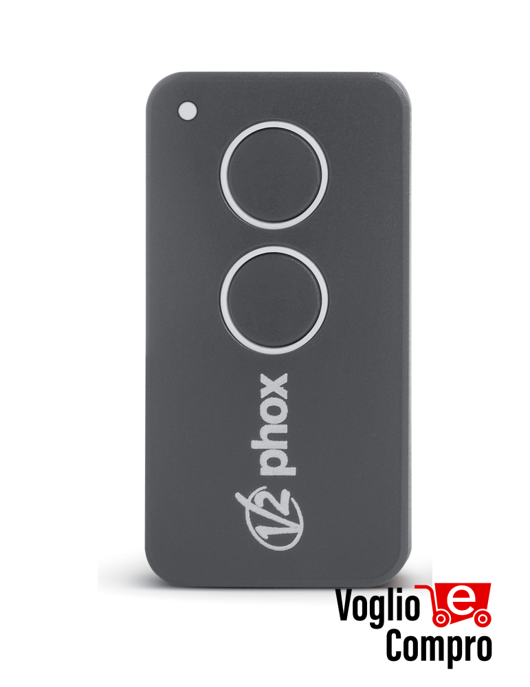 TRASMETTITORE  PHOX 2P  868.30 MHz PERSONAL PASS 2 CANALI PROGRAMMABILE