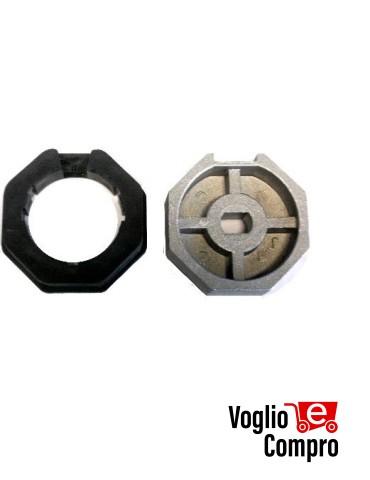 ADATTATORE PER RULLO D 70mm OTTAGONALE PER MOTORI TEKNOS T45