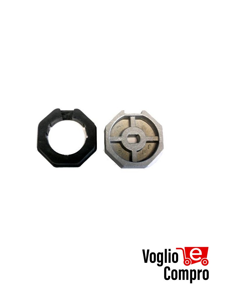 ADATTATORE PER RULLO D 70mm OTTAGONALE PER MOTORI TEKNOS T45