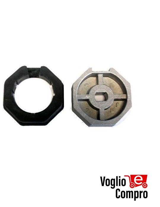 ADATTATORE PER RULLO D 70mm OTTAGONALE PER MOTORI TEKNOS T45