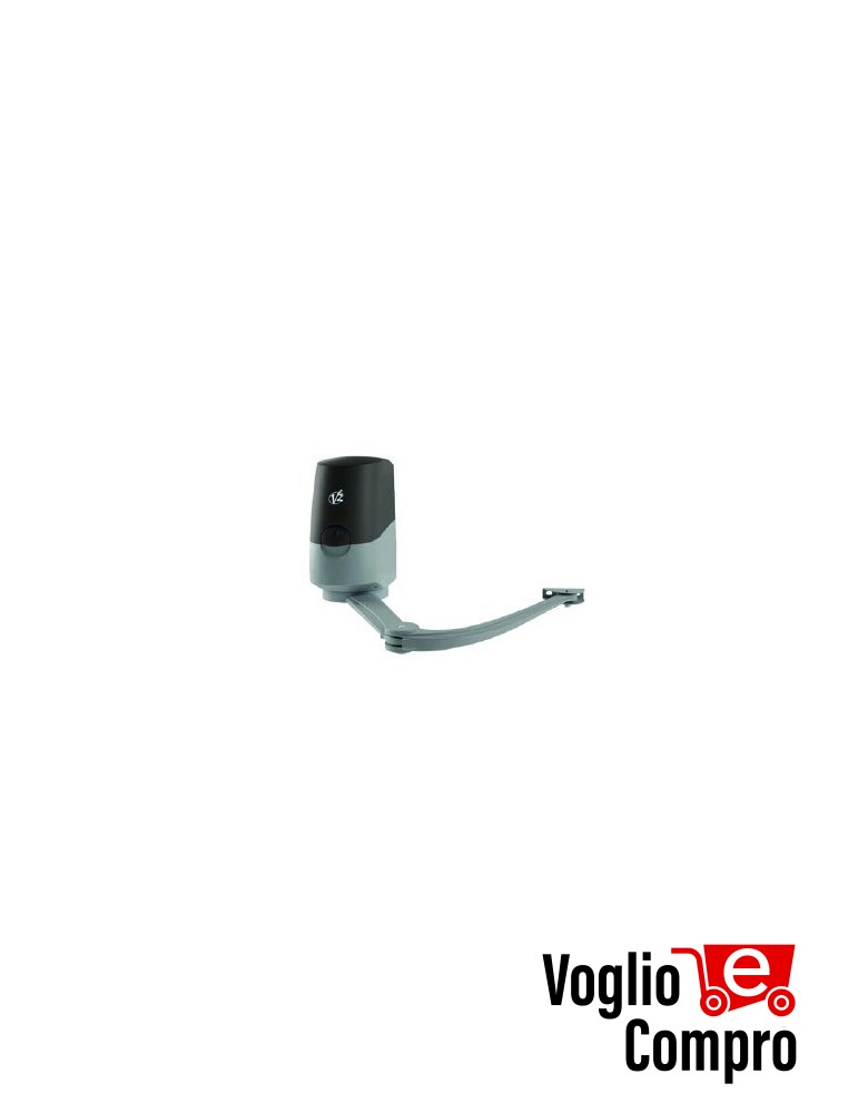 MOTORE BRACCIO ARTICOLATO V2 ZORUS 2 MASTER CENTRALE 230V CANCELLO BATTENTE ANTA MAX 2,8 MT
