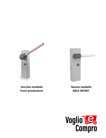 BARRIERA STRADALE NUUR4 24V AD APERTURA RAPIDA FINO A 4 MT LARGHEZZA 36A032