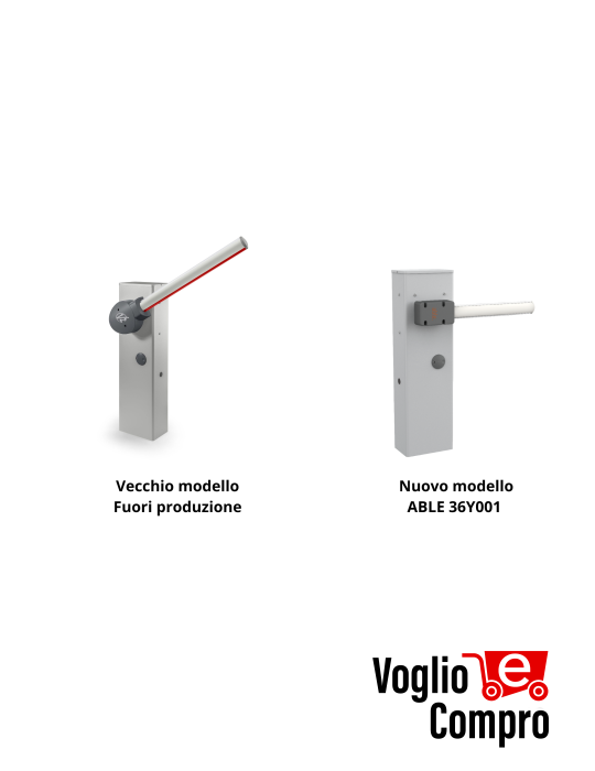 BARRIERA STRADALE NUUR4 24V AD APERTURA RAPIDA FINO A 4 MT LARGHEZZA 36A032