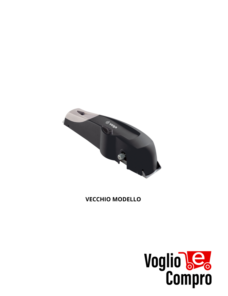 MOTORE V2 VEGA 230V PER PORTE BASCULANTI FINO A 9 MQ SENZA CENTRALE COMANDO
