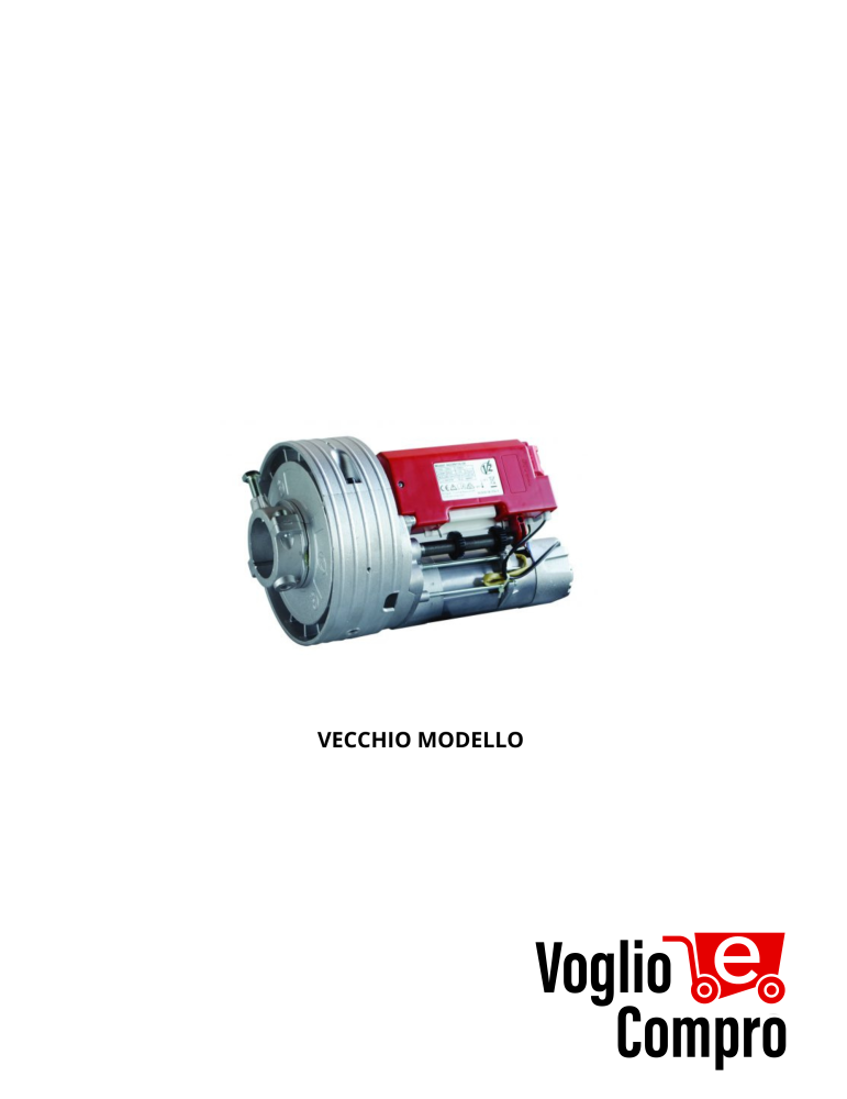 MOTORE ELETTROMECCANICO SENZA ELETTROFRENO V2 AGON 170 PER SERRANDA 170 Kg