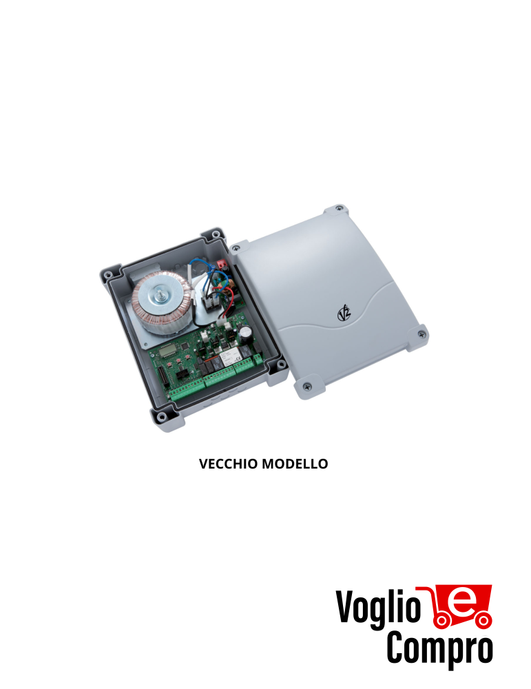 CITY 2+ 230V CENTRALE DI COMANDO V2 12A024 X MOTORE 24V