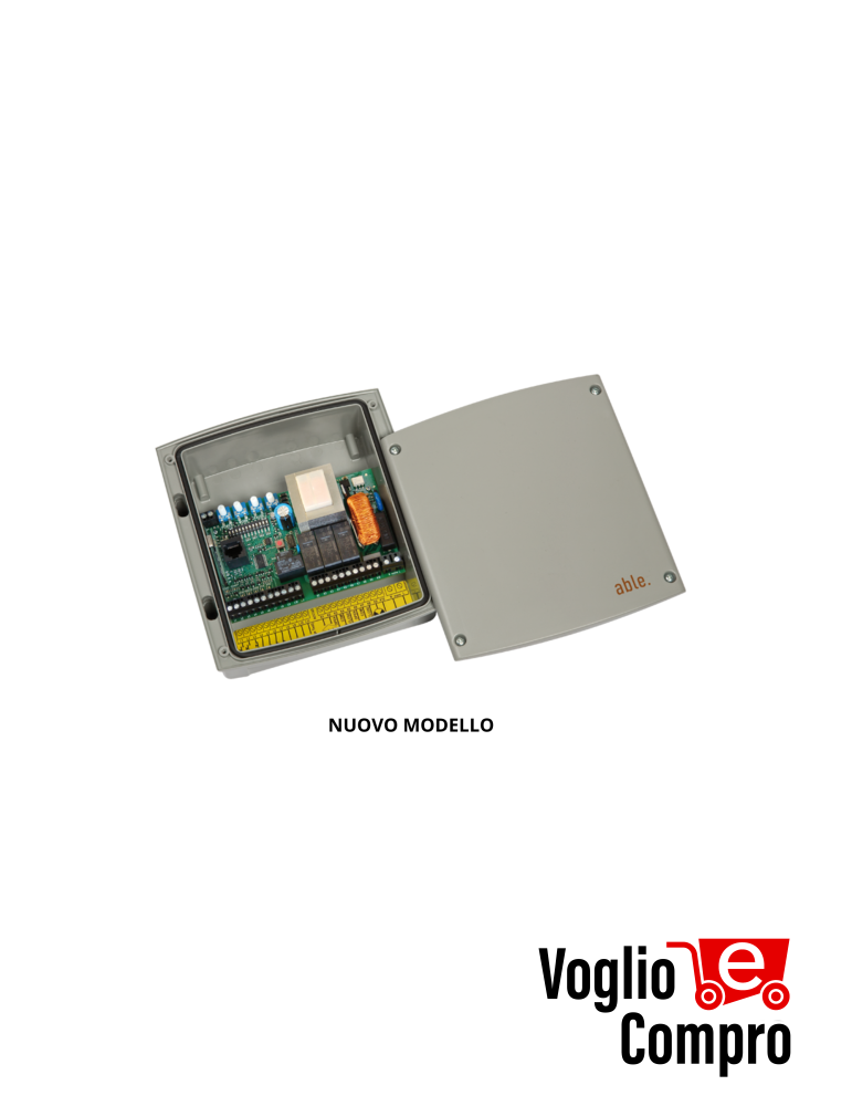 FLEXY 2 230V CENTRALE DI COMANDO ANALOGICA CON RICEVITORE INTEGRATO 433,92 Mhz