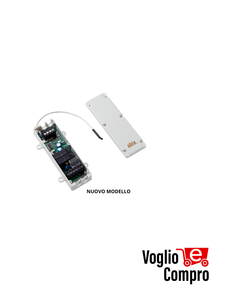 EASY1 CENTRALE DI COMANDO 230V V2 12C029 SERRANDE AVVOLGIBILI E TAPPARELLE