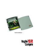 EASY2 CENTRALE DI COMANDO ANALOGICA 230V V2 12C030 PER SERRANDE AVVOLGIBILI