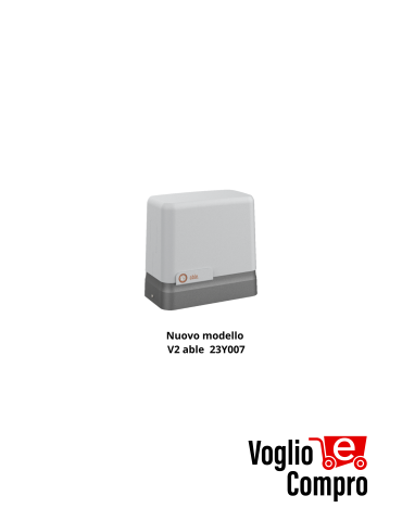 Motoriduttore elettromeccanico V2 ABLE 23Y007 SL MEDIUM 1500I ex AYROS 23C059 230V con inverter per cancelli scorrevoli 1500 Kg