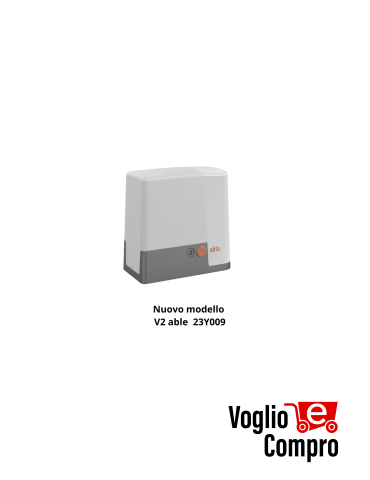 Motoriduttore elettromeccanico V2 ABLE 23Y009 SL LARGE eX FORTECO 23E028 230V per cancelli scorrevoli fino a 2200 Kg
