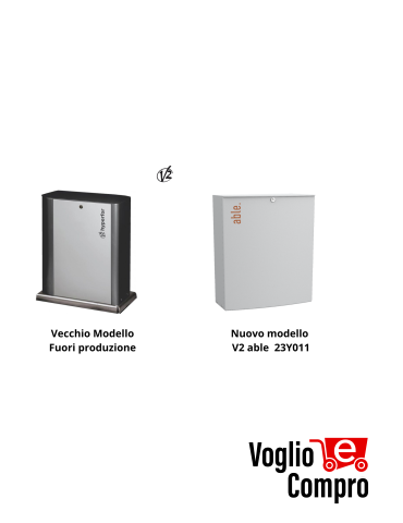 Motoriduttore elettromeccanico V2 ABLE 23Y011 SL XL 4000I ex HYPERFOR 23F003 con inverter per cancelli scorrevoli fino 4000 Kg