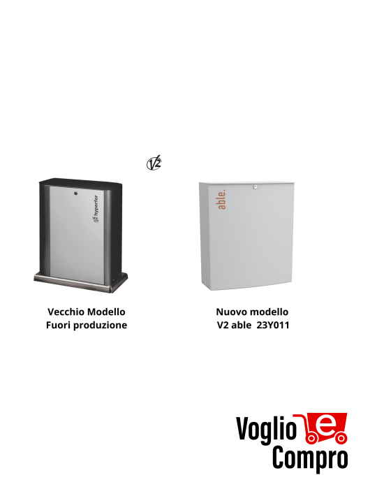 Motoriduttore elettromeccanico V2 ABLE 23Y011 SL XL 4000I ex HYPERFOR 23F003 con inverter per cancelli scorrevoli fino 4000 Kg