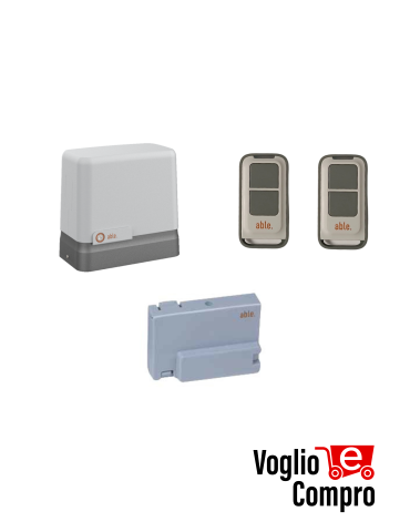 KIT BASE V2 ABLE 30Y007 KL SMALL 600 230V  ex Torq 30C111per l’automazione 230v per cancelli scorrevoli fino a kg 600