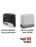 MOTORIDUTTORE ELETTROMECCANICO V2 ABLE 23Y002 SL SMALL600 ex TORQ 23G003 230V PER CANCELLI SCORREVOLI FINO A 600K