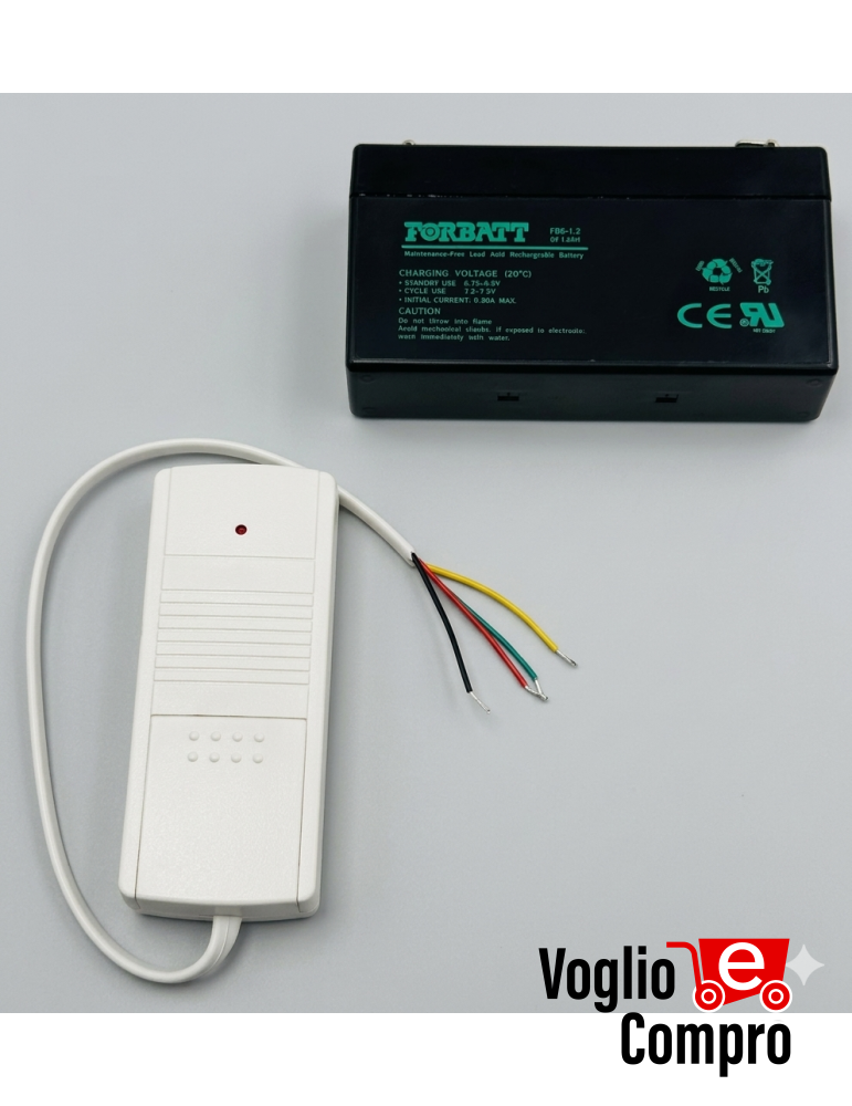 SolarGuard SG-1100-T Sirena da esterno universale senza fili con pannello solare e trasmettitore radio