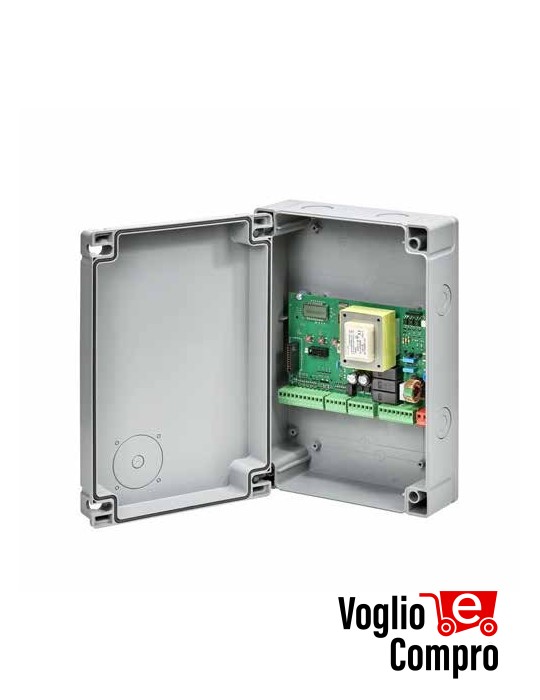 KIT AUTOMAZIONE V2 PER CANCELLO A 2 ANTE 2,5 Mt MOTORE CALYPSO CENTRALE CITY 1