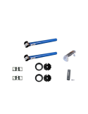 KIT 2 MOTORI TUBOLARI T45MHR50 PER  TENDA DA SOLE  FINECORSA MECCANICO MANOVRA  DI SOCCORSO RADIO-INTEGRATO  D 45mm 95 KG 50Nm