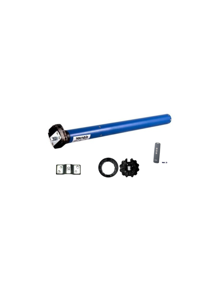 KIT MOTORE TUBOLARE T45MHR50 PER  TENDA DA SOLE  FINECORSA MECCANICO MANOVRA  DI SOCCORSO RADIO-INTEGRATO  D 45mm 95 KG 50Nm