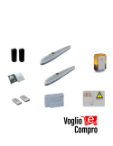 KIT FULL V2 ABLE 29Y022 KF LN SMALL 2000 24 l’automazione 24V per cancelli a battente con ante  a 2M centrale digitale CX EVO2