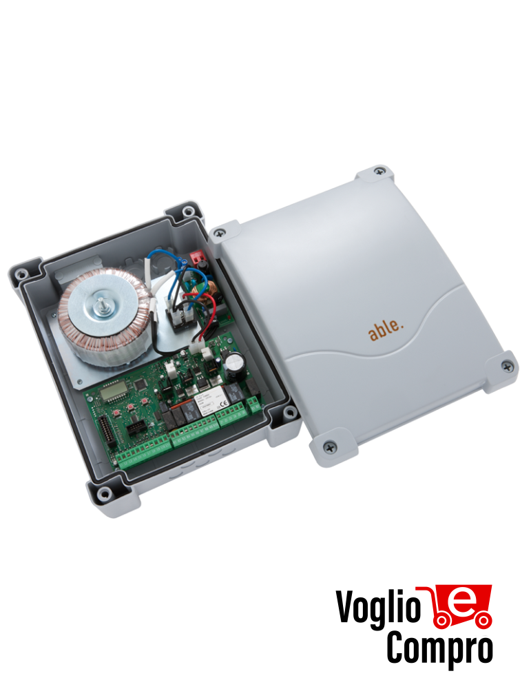 KIT FULL V2 ABLE 29Y013 Motoriduttore elettromeccanico installazioni interrate 24V. cancelli a battente con ante fino a 3,5 m.