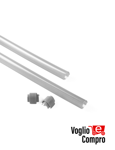 Gomma protettiva trasparente per RGB (6 pz. da 1 m) accessorio KING GATES NUUR