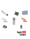KIT FULL V2 ABLE 36Y103 Barriere stradali 24V ad apertura rapida per passaggi  residenziali o multiutenza fino 4 m di larghezza
