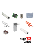 KIT FULL V2 ABLE 36Y103 Barriere stradali 24V ad apertura rapida per passaggi  residenziali o multiutenza fino 6 M di larghezza