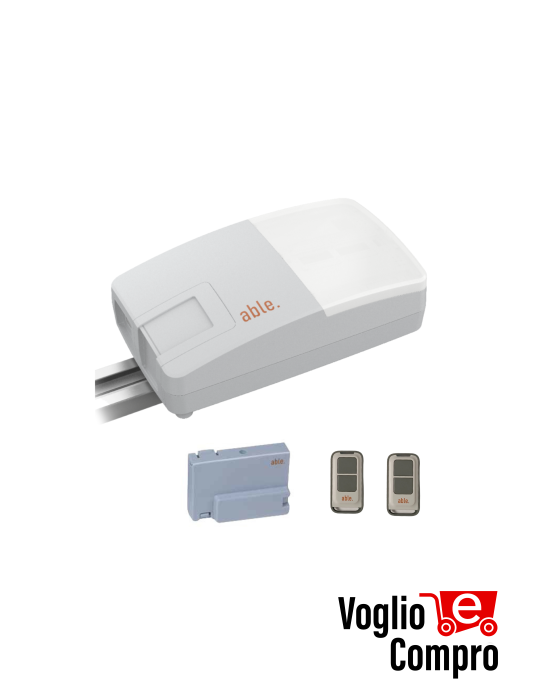 KIT PORTE SEZIONALI E BASCULANTI MOTORE V2 24V ATRIS 700 TX-RX 433,92 Mhz 10Mq