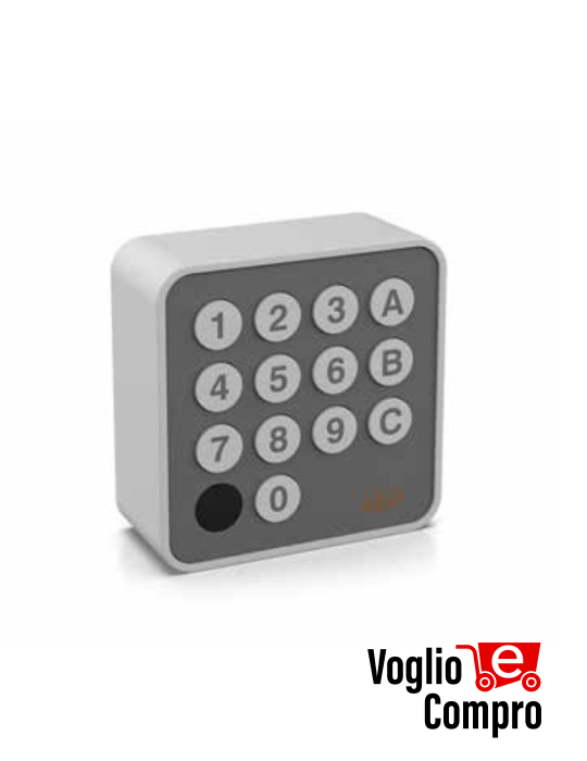 Selettore digitale via radio 868.30 Mhz V2 KIBO R868 V2 da parete