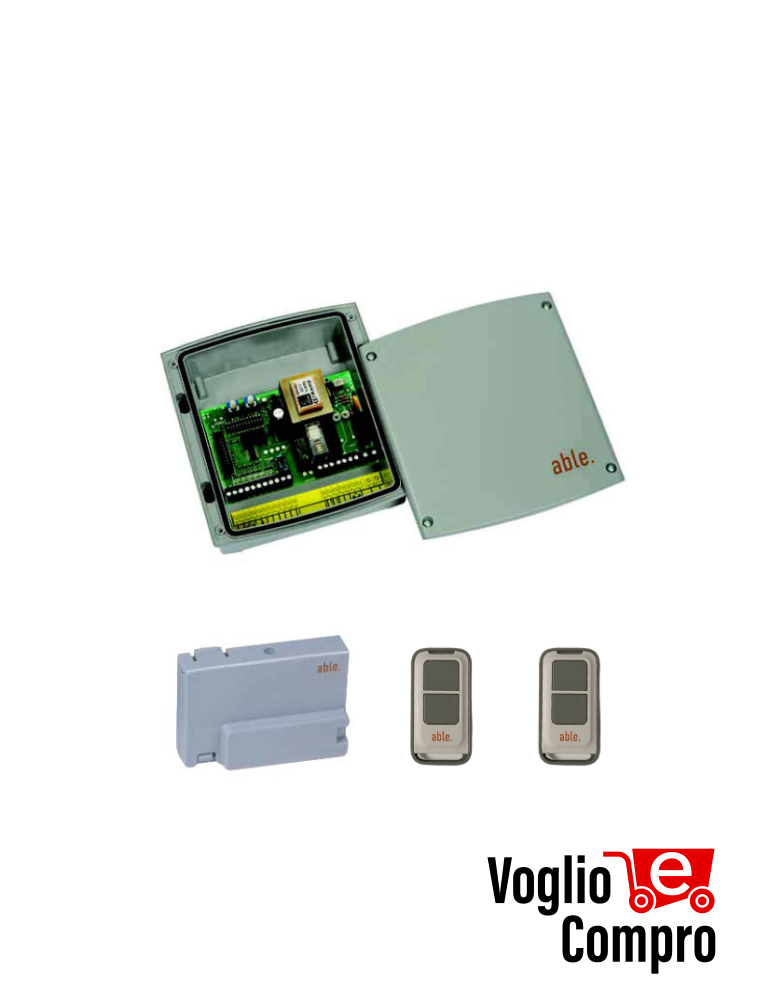 KIT ELETTRONICO PER AUTOMAZIONE SERRANDE AVVOLGIBILI 230V V2 EASY 2