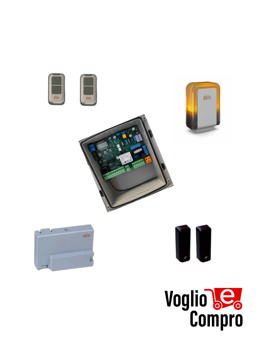 KIT ELETTRONICO PER AUTOMAZIONE MOTORI CANCELLO 230V V2 UNIVERSAL 2