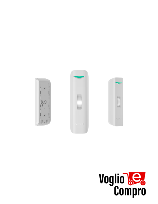 AJAX 130273 Curtain Outdoor Mini Jeweller Rilevatore di movimento a tenda wireless a doppia tecnologia da esterno e interno