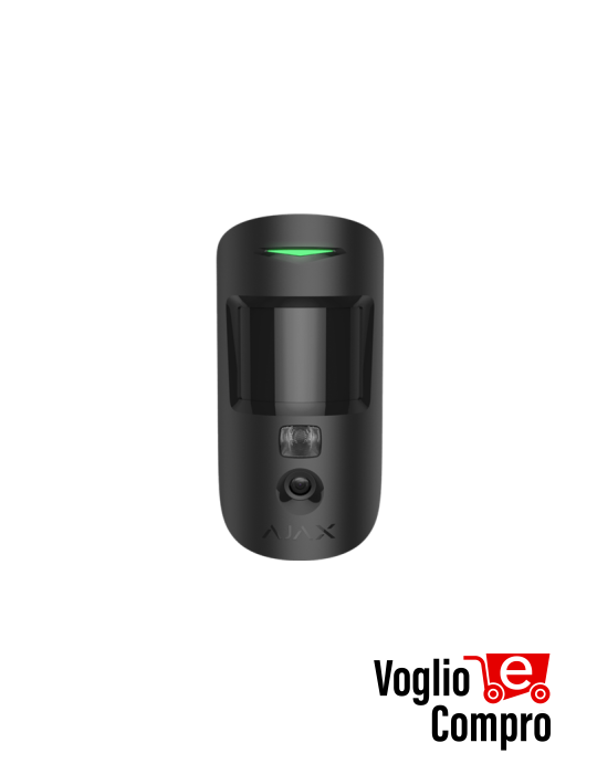 AJAX 117743 MotionCam Jeweller NERO Rilevatore di movimento IR wireless con foto-verifica