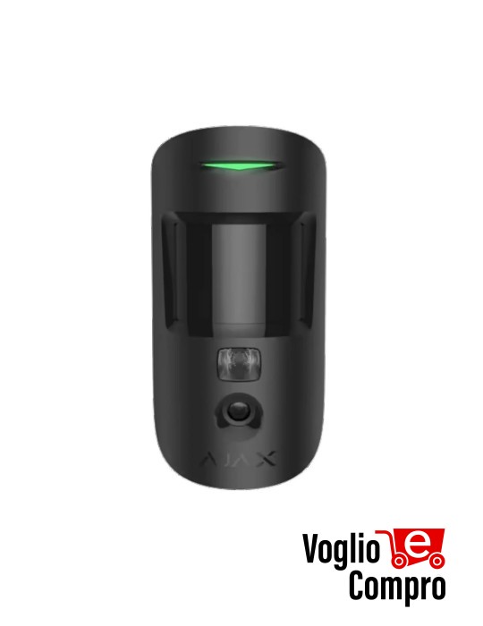 AJAX 119282 MotionCam (PhOD) Jeweller NERO Rilevatore di movimento PIR wireless con possibilità di foto-verifica estesa