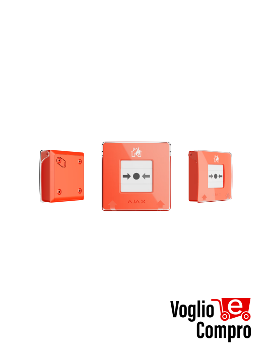 AJAX 60815 ManualCallPoint Jeweller Pulsante wireless  RED