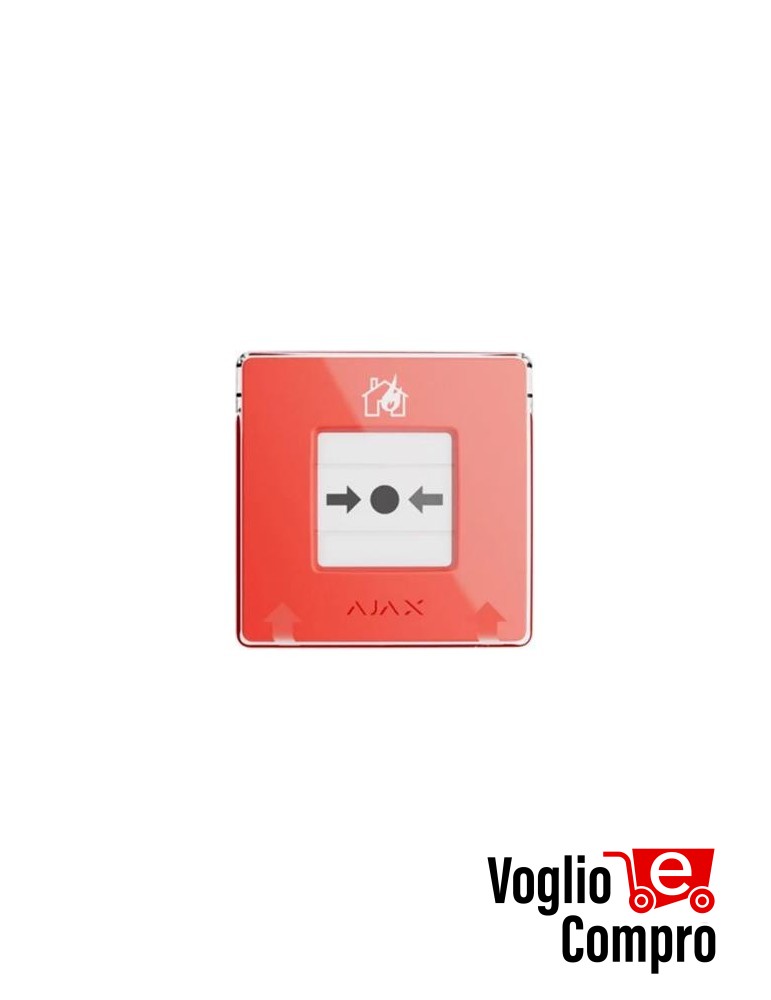 AJAX 60815 ManualCallPoint Jeweller Pulsante wireless  RED