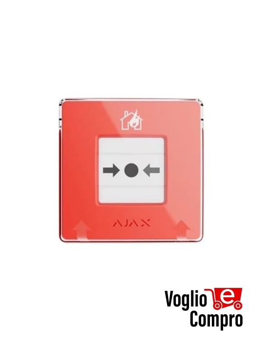 AJAX 60815 ManualCallPoint Jeweller Pulsante wireless  RED