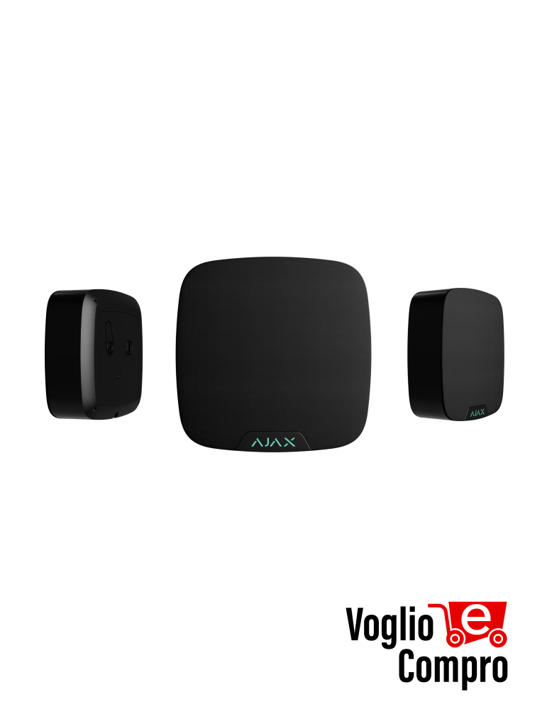 AJAX 87531SpeakerPhone Jeweller NERO Modulo vocale wireless per la verifica degli allarmi