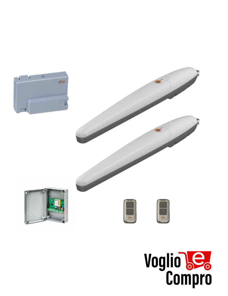 KIT LGHT V2 ABLE 29Y012 LN MEDIUM 3000 230V PER CANCELLO BATTENTE 2 ANTE MAX 3 MT