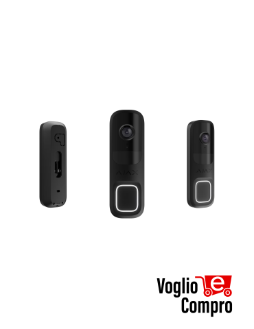 AJAX 66390 DOOR BELL BIANCO Videocitofono con IA integrata sensore pir e controllo tramite app