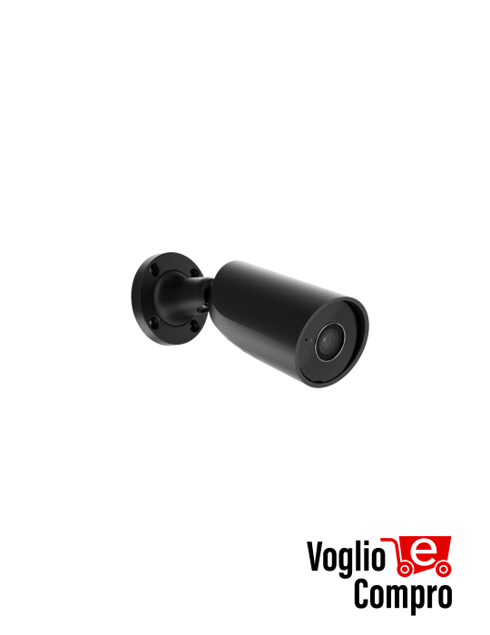 AJAX 79031BulletCam (8 Mp/4 mm) Telecamera IP cablata ,angolo di visione 85°, illuminazione IR, True WDR, microfono e PoE/12 V