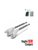 KIT 2 MOTORI V2 CALYPSO 400 230V + CENTRALE SEA PER CANCELLO AD ANTA A BATTENTE