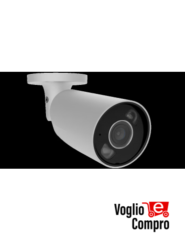 Ajax BulletCam HL (5 Mp/2.8 mm) Telecamera IP di sicurezza cablata con IA, con angolo di visione di 110°