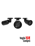 AJAX BulletCam HL (5 Mp/4 mm) Telecamera IP di sicurezza cablata con IA, con angolo di visione di 85°, illuminazione ibrida